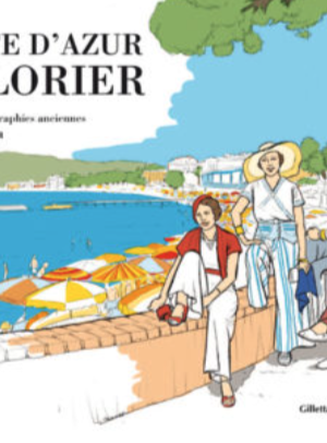 cote d azur a colorier